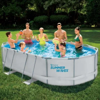 Ovalni bazen sa metalnim ramom 488x305x107cm Summer Waves-1